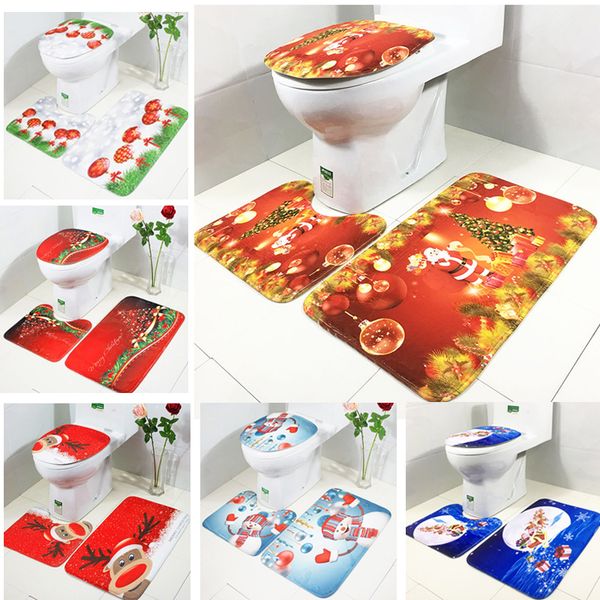 christmas decor 3 pcs bath mats xmas tree snowman printed bathroom mat set flannel washroom rugs toilet cover bath mats carpet
christmas decor 3 pcs bath mats xmas tree snowman printed bathroom mat set flannel washroom rugs toilet cover bath mats carpet