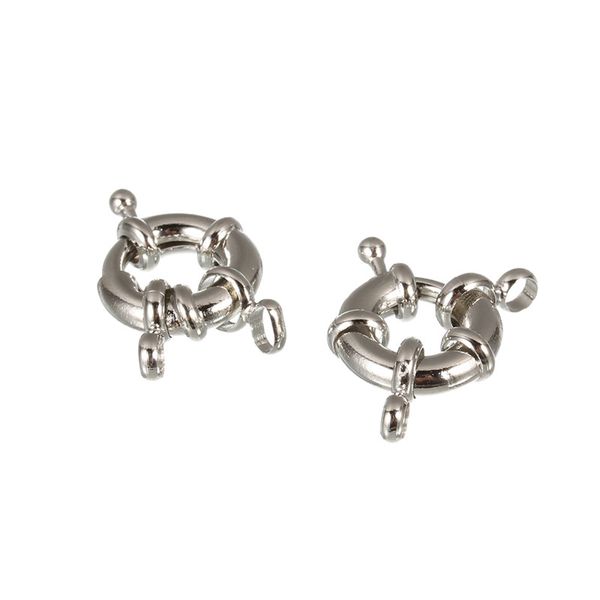xinyao 10pcs/lot 13mm round claw spring clasps hooks for bracelet necklace metal copper connectors for diy jewelry making f354, Silver
xinyao 10pcs/lot 13mm round claw spring clasps hooks for bracelet necklace metal copper connectors for diy jewelry making f354, Silver
