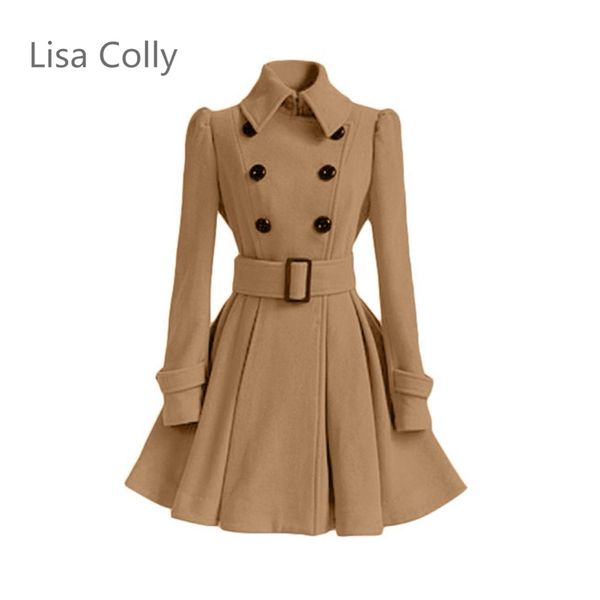 lisa colly fashion long sleeve women warm woolen white black coats jackets women loose overcoat 2018 autumn slim think outerwear, Black;brown
lisa colly fashion long sleeve women warm woolen white black coats jackets women loose overcoat 2018 autumn slim think outerwear, Black;brown