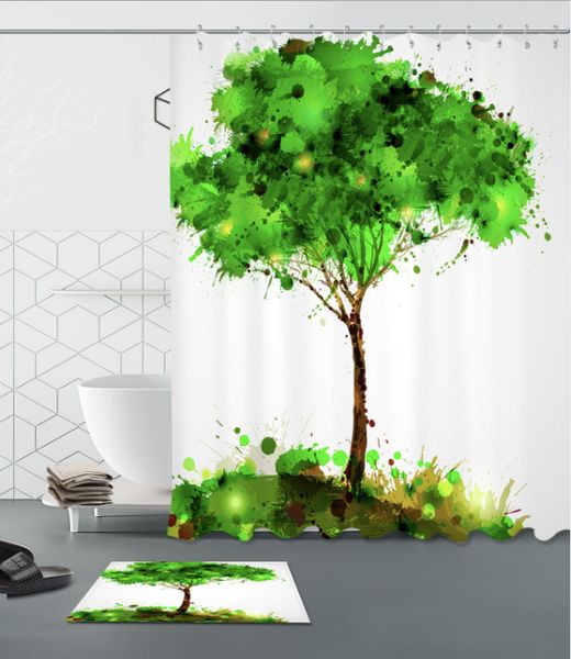 home decor 3d shower curtain handmade landscape tree patterns modern landscape waterproof contemporary style curtains floor mats sets
home decor 3d shower curtain handmade landscape tree patterns modern landscape waterproof contemporary style curtains floor mats sets