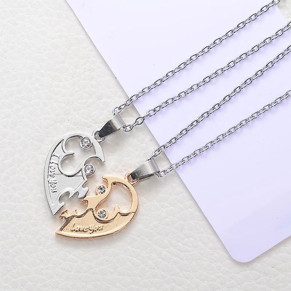 new design lover necklaces & pendants love letters neckalce heart and soul necklace crystal with alloy silver gold plated short chain
new design lover necklaces & pendants love letters neckalce heart and soul necklace crystal with alloy silver gold plated short chain