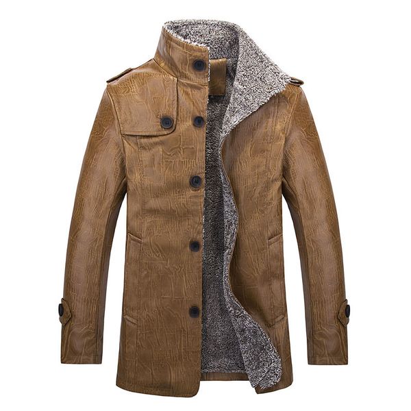 winter leather jacket men fashion warm windbreak outwear plus velvet business casual pu leather jacket and coat plus size 3xl, Black
winter leather jacket men fashion warm windbreak outwear plus velvet business casual pu leather jacket and coat plus size 3xl, Black