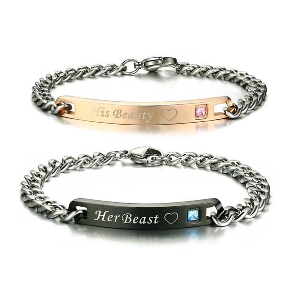 link, chain 4styles her king bracelets his queen couple bracelet with crytal stone boyfriend girlfriend lover jewelry, Black
link, chain 4styles her king bracelets his queen couple bracelet with crytal stone boyfriend girlfriend lover jewelry, Black