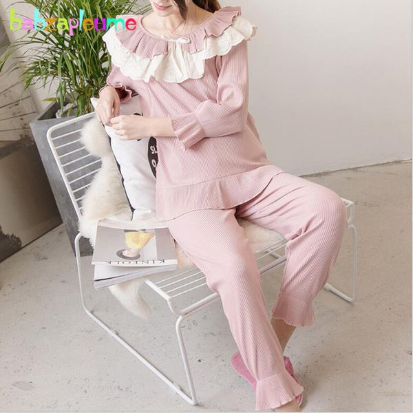 spring fall maternity pajamas for breast feeding clothing sets knit cotton +pants women pregnancy nursing sleepwear bc1806-1, White
spring fall maternity pajamas for breast feeding clothing sets knit cotton +pants women pregnancy nursing sleepwear bc1806-1, White