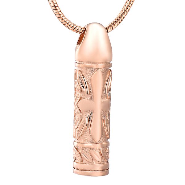 ijd11940 rose gold bullet cremation pendant hold more ashes of your loved one human/ animal cremation necklace stainless steel material, Silver
ijd11940 rose gold bullet cremation pendant hold more ashes of your loved one human/ animal cremation necklace stainless steel material, Silver