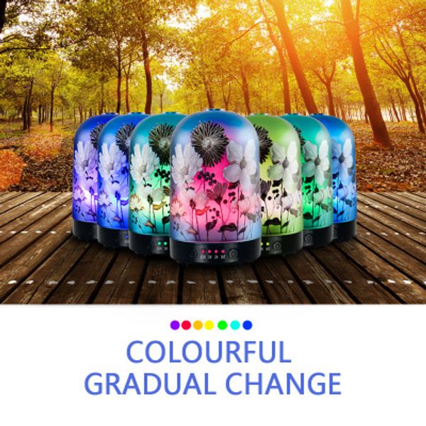100ml creative 7 colors led night light glass ultrasonic essential oil diffuser with dandelion pattern aroma lamp aromatherapy
100ml creative 7 colors led night light glass ultrasonic essential oil diffuser with dandelion pattern aroma lamp aromatherapy