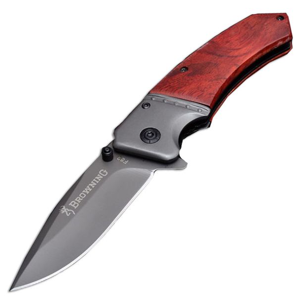 New Browning F82 Flipper Folding Pocket EDC Knife Survival Rescue Assisted Quick-Open Wood Handle Utility Knives Fishing For Men P66F
New Browning F82 Flipper Folding Pocket EDC Knife Survival Rescue Assisted Quick-Open Wood Handle Utility Knives Fishing For Men P66F