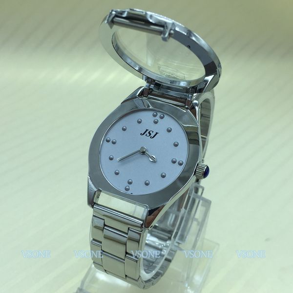 tactile braille watch for blind people or the elderly grey dial (for man, Slivery;brown
tactile braille watch for blind people or the elderly grey dial (for man, Slivery;brown