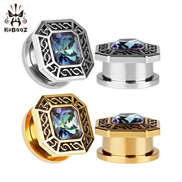 kubooz piercing stainless steel gold square zircon ear plug and tunnel body jewelry piercing expander gauges 2pcs lot, Slivery;golden
kubooz piercing stainless steel gold square zircon ear plug and tunnel body jewelry piercing expander gauges 2pcs lot, Slivery;golden
