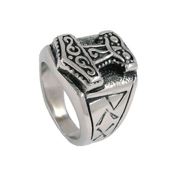 tribal symbol myth thor hammer ring stainless steel jewelry celtic knot ring norse motor biker men wholesale swr0041, Golden;silver
tribal symbol myth thor hammer ring stainless steel jewelry celtic knot ring norse motor biker men wholesale swr0041, Golden;silver