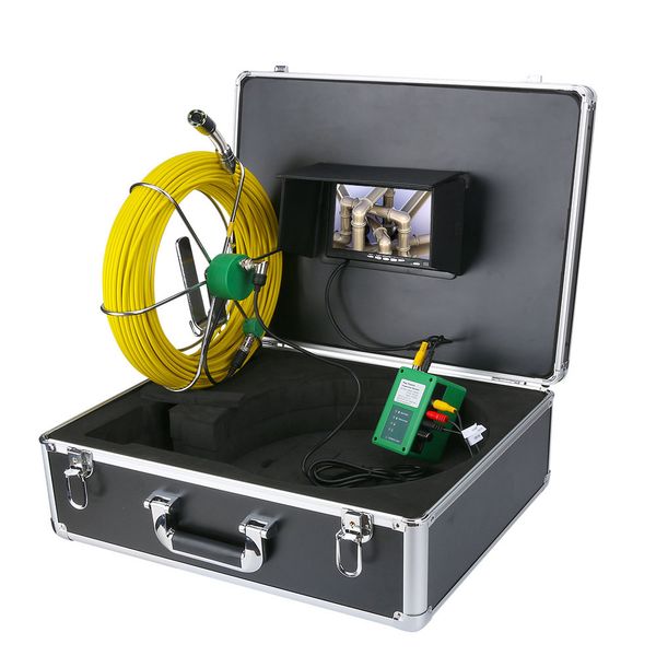 40m/131ft sewer pipe inspection camera system dvr function with 8gb card 7" monitor 1000tvl snake drain waterproof video camera
40m/131ft sewer pipe inspection camera system dvr function with 8gb card 7" monitor 1000tvl snake drain waterproof video camera