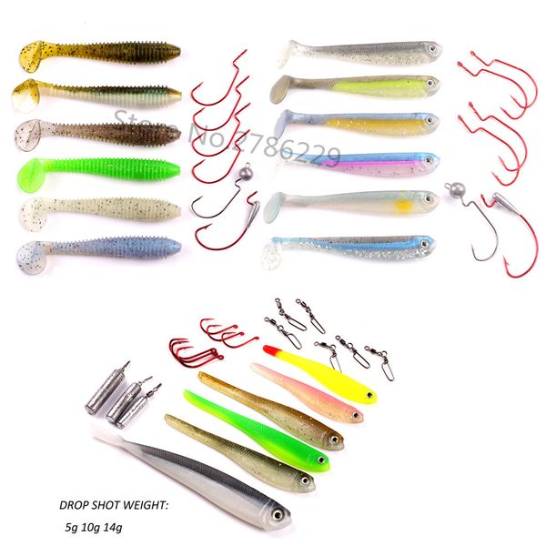 45 шт. / лот drop shot rig fish kit 45 inc мягкие shad minnow приманки vibra tail bait и jighead весовые крючки червячный крюк для окуня
45 шт. / лот drop shot rig fish kit 45 inc мягкие shad minnow приманки vibra tail bait и jighead весовые крючки червячный крюк для окуня