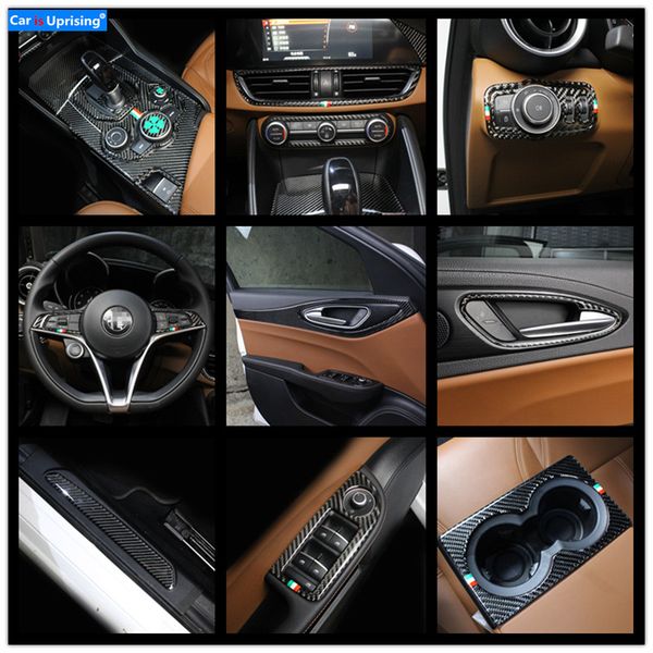 car styling for alfa romeo giulia carbon fibre refit special interior accessories car stickers control parts decorative sticker
car styling for alfa romeo giulia carbon fibre refit special interior accessories car stickers control parts decorative sticker