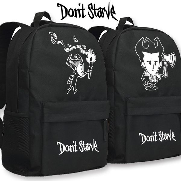meancat adventure popular game character wilson don't starve shoulder black backpack dont starve schoolbag with noctilucence
meancat adventure popular game character wilson don't starve shoulder black backpack dont starve schoolbag with noctilucence