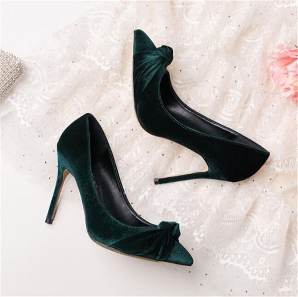 women shoes high heel velvet bowtie pointed toe slip on stiletto pumps women party wedding pumps ladies dress shoes sapato feminino, Black
women shoes high heel velvet bowtie pointed toe slip on stiletto pumps women party wedding pumps ladies dress shoes sapato feminino, Black