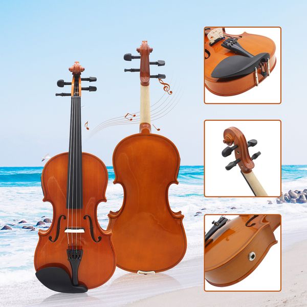 full size 4/4 solid basswood electric acoustic violin with violin case bow rosin strings accessories
full size 4/4 solid basswood electric acoustic violin with violin case bow rosin strings accessories