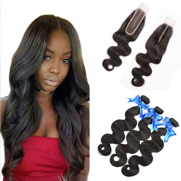 new arrive brazilian virgin hair weave with 2x6 deep part lace closure wholesale 3 bundles body wave human hair extensions, Black;brown
new arrive brazilian virgin hair weave with 2x6 deep part lace closure wholesale 3 bundles body wave human hair extensions, Black;brown