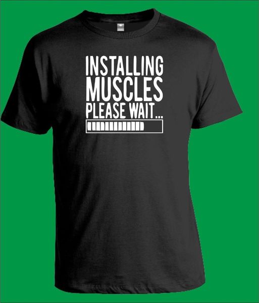 installing muscles t-shirt bodybuilding weight lifting gym wear gift training new t shirts funny tee new funny, White;black
installing muscles t-shirt bodybuilding weight lifting gym wear gift training new t shirts funny tee new funny, White;black