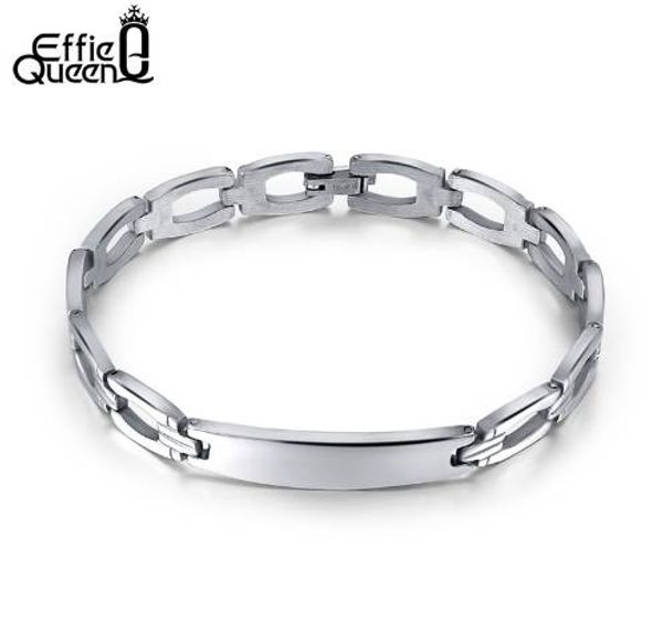 effie queen stainless steel charm bracelet jewelry for man 9mm width high polished silver color men bracelets ib39, Golden;silver
effie queen stainless steel charm bracelet jewelry for man 9mm width high polished silver color men bracelets ib39, Golden;silver