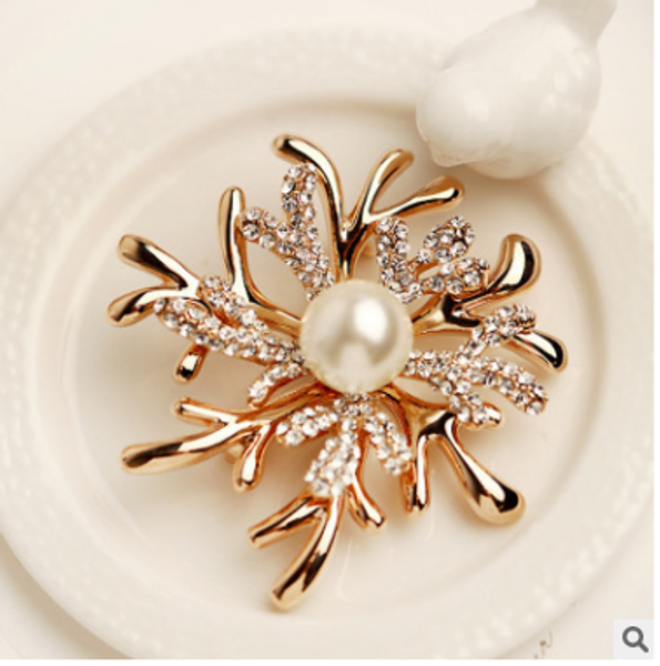european and american coral flower brooch rhinestone clothing auessoriesfor female bronchus, Gray
european and american coral flower brooch rhinestone clothing auessoriesfor female bronchus, Gray