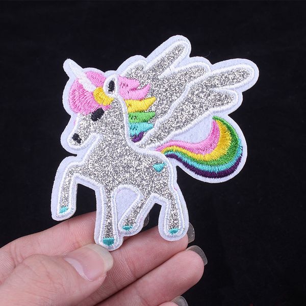 unicorn cartoon sticker embroidered iron sewing on patches decor for jeans clothing clothes diy sequins patches, Black
unicorn cartoon sticker embroidered iron sewing on patches decor for jeans clothing clothes diy sequins patches, Black