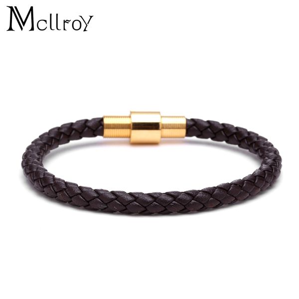 mcllroy gothic titanium stainless steel cord hook black braided leather bracelets for men woman bangle jewelry, Golden;silver
mcllroy gothic titanium stainless steel cord hook black braided leather bracelets for men woman bangle jewelry, Golden;silver