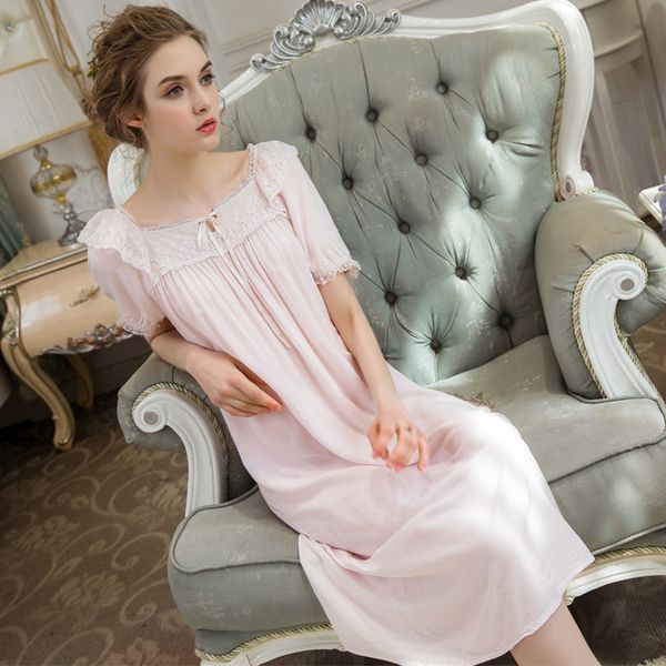 soft cotton short sleeve lace nightdress women sleepwear ladies nightgowns sleepshirts girls sleeping dress home nightwear, Black;red
soft cotton short sleeve lace nightdress women sleepwear ladies nightgowns sleepshirts girls sleeping dress home nightwear, Black;red