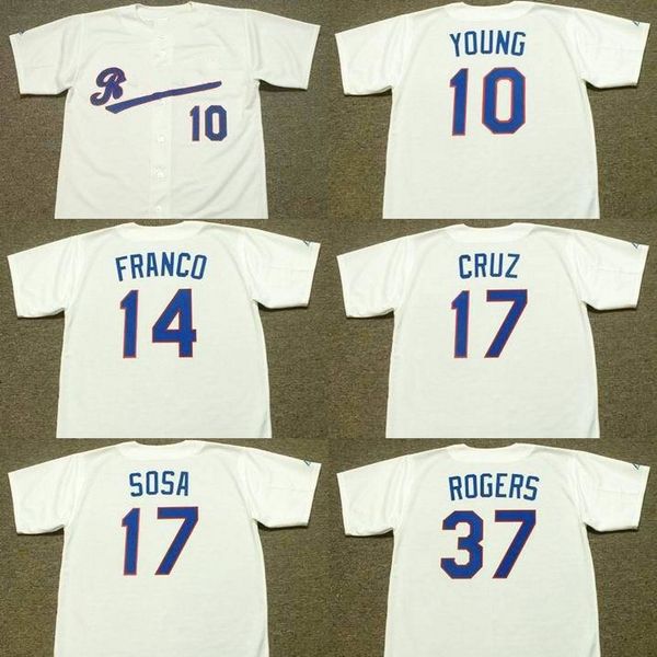 men 10 michael young 37 kenny rogers 14 julio franco 17 sammy sosa 17 nelson cruz 1972 baseball jersey, Blue;black
men 10 michael young 37 kenny rogers 14 julio franco 17 sammy sosa 17 nelson cruz 1972 baseball jersey, Blue;black
