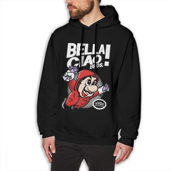 новый повседневный bella ciao bros la casa de толстовки geek пользовательские для мальчика, Black
новый повседневный bella ciao bros la casa de толстовки geek пользовательские для мальчика, Black