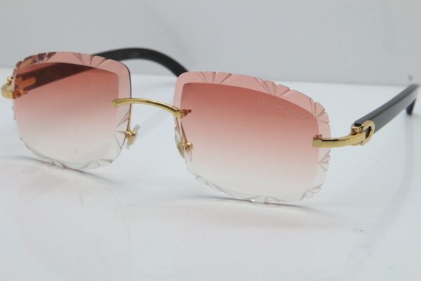 Free Shipping Black Buffalo horn SunGlasses Unisex T8200762 Rimless Carved lens Sunglasses Vintage Sunglasses women Trimming Lens New
Free Shipping Black Buffalo horn SunGlasses Unisex T8200762 Rimless Carved lens Sunglasses Vintage Sunglasses women Trimming Lens New