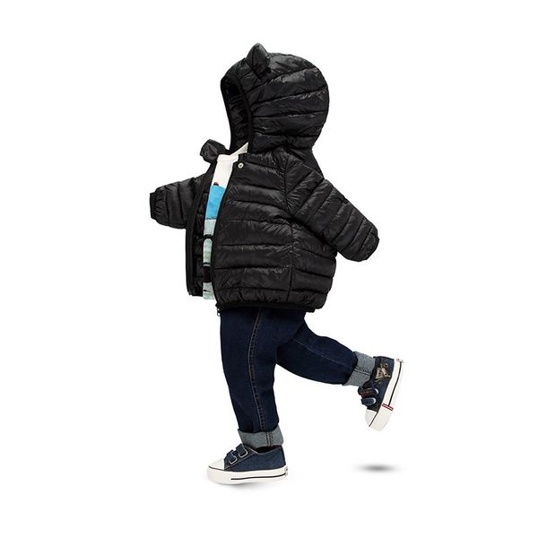 2018 winter children's down cotton jackets fashion boys girls bear hat design hooded coats kids solid color zipper warm outwear, Black
2018 winter children's down cotton jackets fashion boys girls bear hat design hooded coats kids solid color zipper warm outwear, Black