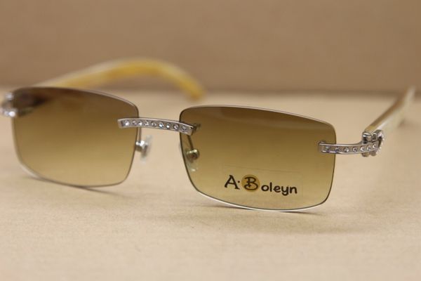 big diamond rimless brand designer sunglasses 8700757 black buffalo horn glasses pilot sunglasses uv400 driving glasses, White;black
big diamond rimless brand designer sunglasses 8700757 black buffalo horn glasses pilot sunglasses uv400 driving glasses, White;black