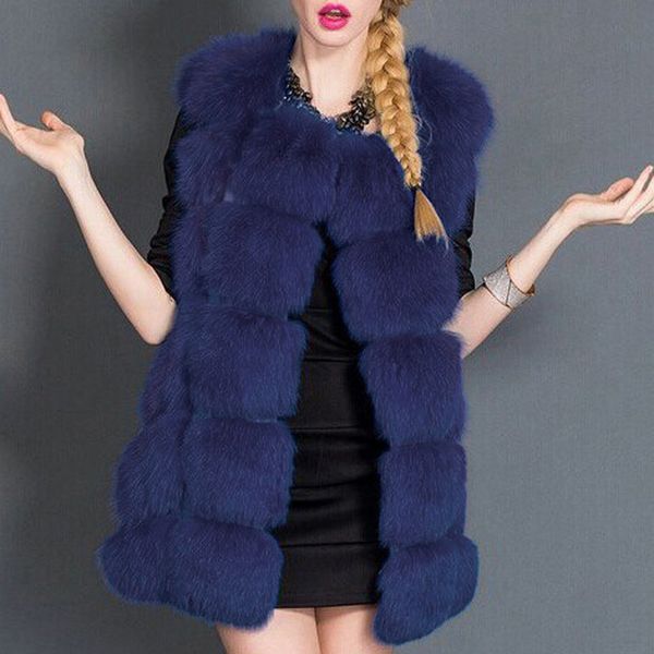 new fashion faux fur coat winter coat women warm vest fur gilet women's jacket vest for ladies outwear cardigan, Black
new fashion faux fur coat winter coat women warm vest fur gilet women's jacket vest for ladies outwear cardigan, Black