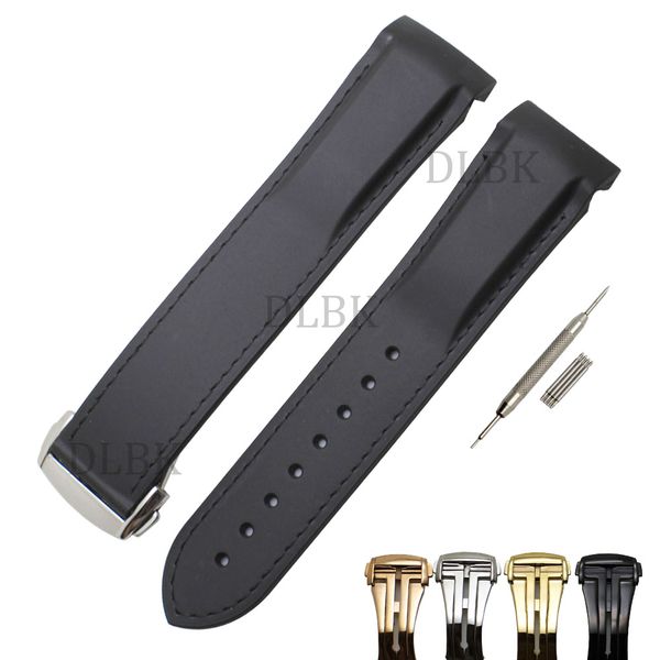 20mm 22mm men black black line waterproof diving silicone rubber watch band strap with stainless steel buckle for omeg+tools, Black;brown
20mm 22mm men black black line waterproof diving silicone rubber watch band strap with stainless steel buckle for omeg+tools, Black;brown