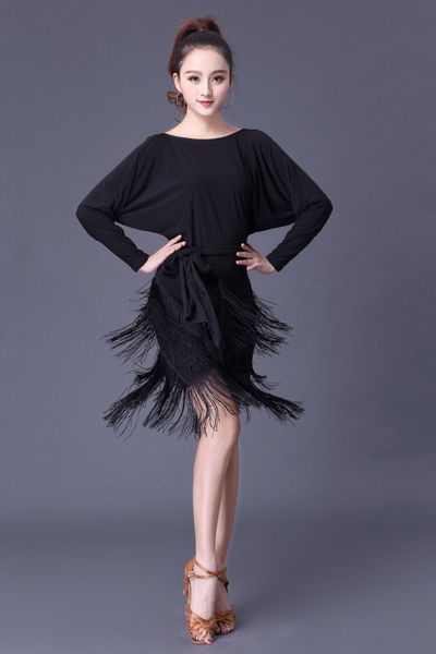 latin dance dress women tassels salsa dance competition dresses samba costumes fringe tango d0298 multi-choices, Black;red
latin dance dress women tassels salsa dance competition dresses samba costumes fringe tango d0298 multi-choices, Black;red