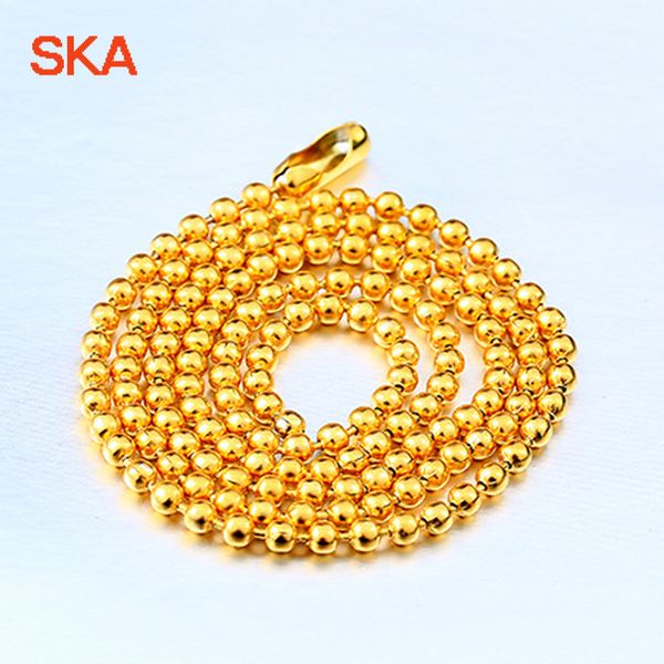 ska brand men necklace gold color beads pendant chains necklaces for men titanium steel europe fashion jewelry bn1002, Silver
ska brand men necklace gold color beads pendant chains necklaces for men titanium steel europe fashion jewelry bn1002, Silver