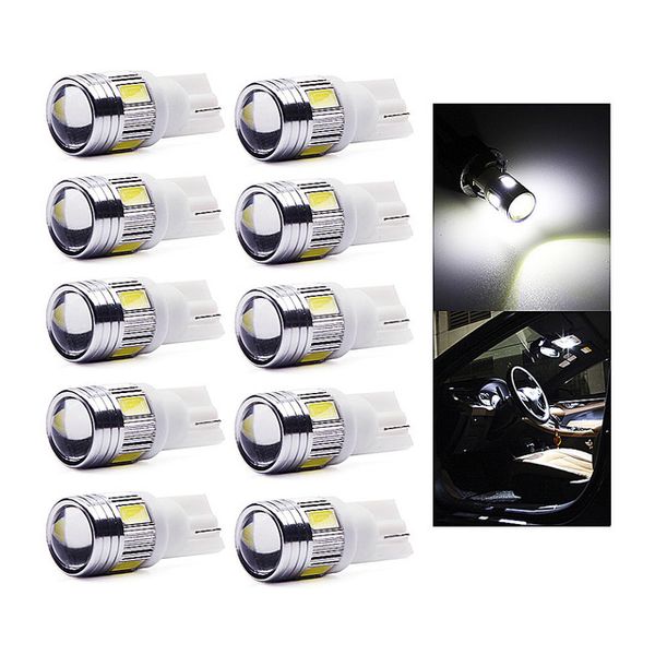 10pcs t10 w5w 168 194 smd 5630 t10 led wedge lights side bulb for car tail light side parking dome door map light
10pcs t10 w5w 168 194 smd 5630 t10 led wedge lights side bulb for car tail light side parking dome door map light
