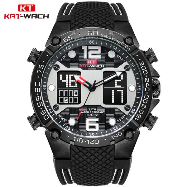 kat-wach mens sports watches swim diver outdoor quartz watch digital relojes 2018 50m waterproof led wristwatch 717n, Slivery;brown
kat-wach mens sports watches swim diver outdoor quartz watch digital relojes 2018 50m waterproof led wristwatch 717n, Slivery;brown