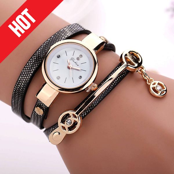wengle new 2018 fashion ms circle pu thin belt texture hollow flowers pendant simple diamond quartz watch, Slivery;brown
wengle new 2018 fashion ms circle pu thin belt texture hollow flowers pendant simple diamond quartz watch, Slivery;brown