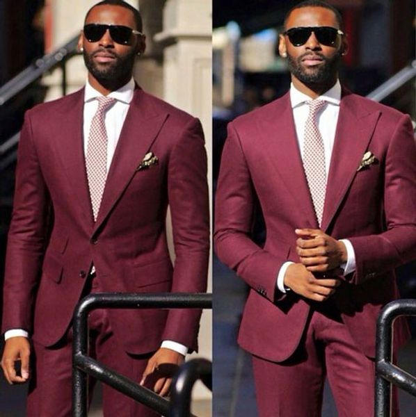 new fashion burgundy groom tuxedos peaked lapel two button groomsmen blazer men formal suit party prom suit(jacket+pants+tie) no:142, Black;gray
new fashion burgundy groom tuxedos peaked lapel two button groomsmen blazer men formal suit party prom suit(jacket+pants+tie) no:142, Black;gray