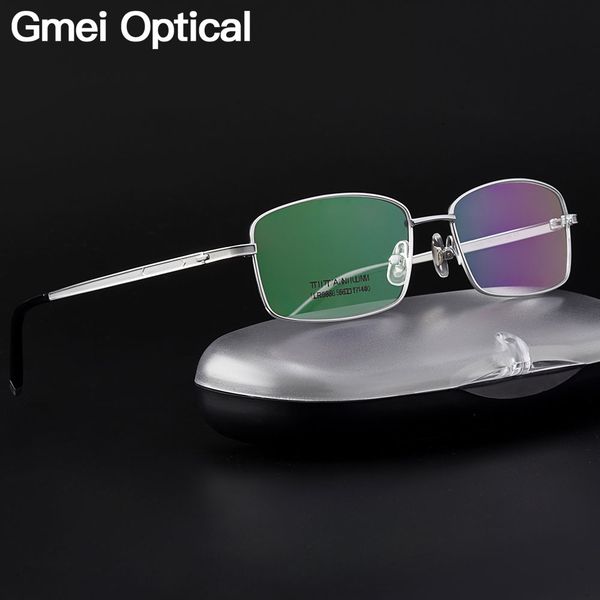 gmei optical ultralight 100% pure titanium full rim glasses frame for business men myopia reading prescription spectacles lr8986, Silver
gmei optical ultralight 100% pure titanium full rim glasses frame for business men myopia reading prescription spectacles lr8986, Silver