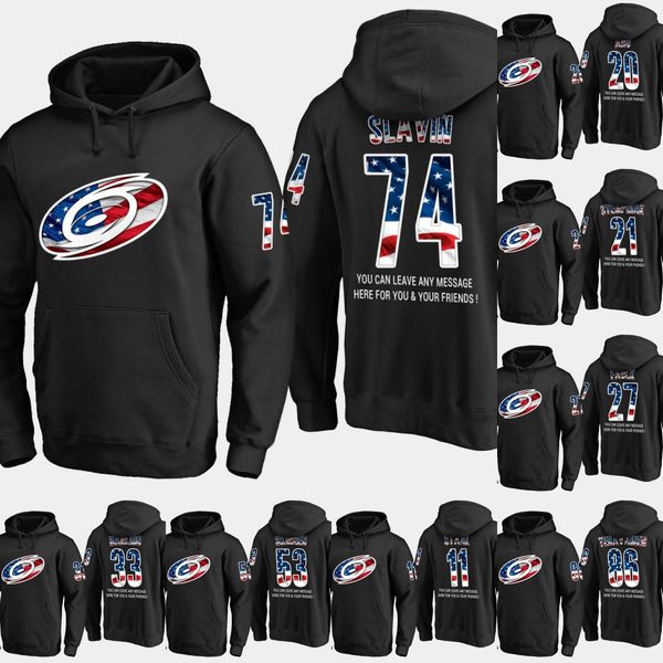 Mens Carolina Hurricanes USA Flag Hoodie 64 Clark Bishop 37 Andrei Svechnikov 20 Sebastian Aho Hockey Sweatershirt Jerseys Black S-XXXL
Mens Carolina Hurricanes USA Flag Hoodie 64 Clark Bishop 37 Andrei Svechnikov 20 Sebastian Aho Hockey Sweatershirt Jerseys Black S-XXXL