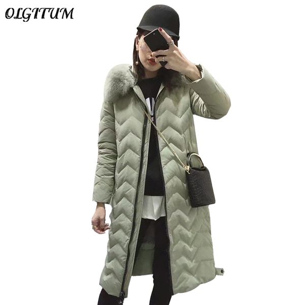 2018 new korean duck cotton coat fashion jacket women long paragraph fur collar hooded winter coat wave loose cotton parka, Black
2018 new korean duck cotton coat fashion jacket women long paragraph fur collar hooded winter coat wave loose cotton parka, Black