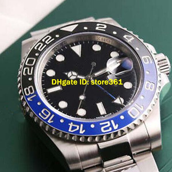 luxury watch 40mm gmt ceramic bezel 116710 ln 116710ln 116710blnr stainless steel asia 2813 movement automatic mens watches, Slivery;brown
luxury watch 40mm gmt ceramic bezel 116710 ln 116710ln 116710blnr stainless steel asia 2813 movement automatic mens watches, Slivery;brown