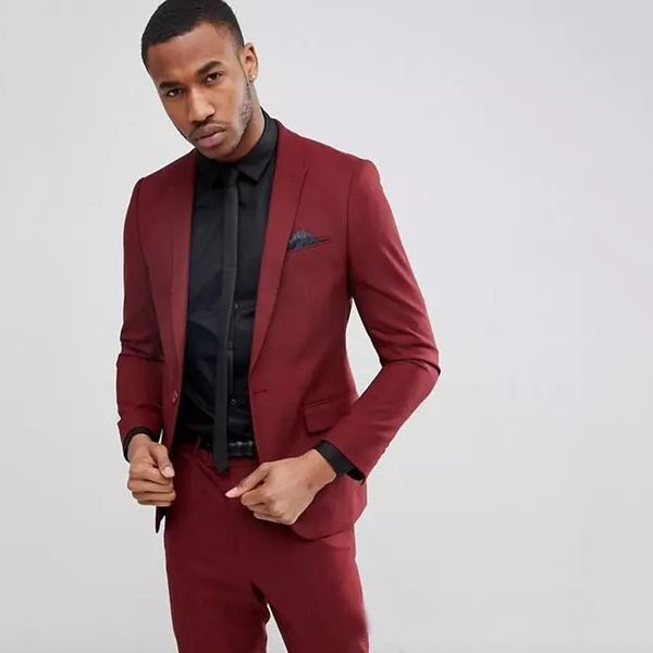burgundy slim fit men suits wedding tuxedos groom wear 2 pieces (jacket+pants) terno bridegroom suits blazer costume homme
burgundy slim fit men suits wedding tuxedos groom wear 2 pieces (jacket+pants) terno bridegroom suits blazer costume homme