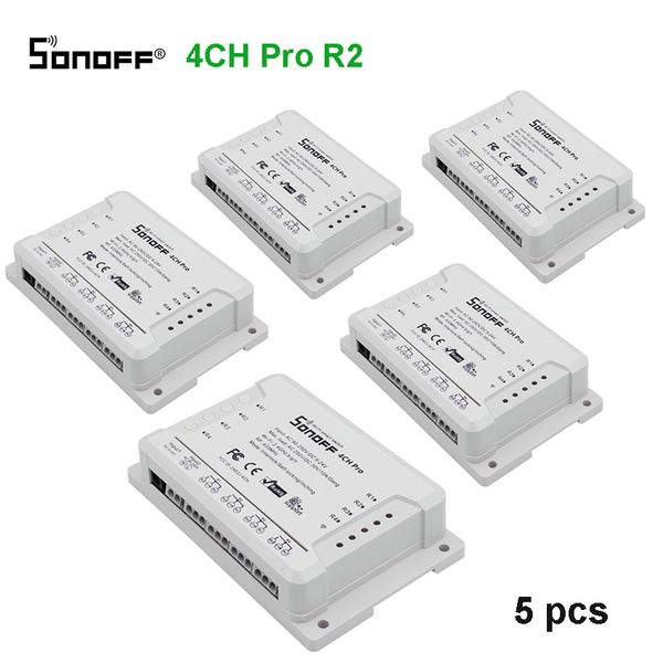 5pc onoff 4ch pro r2 10a 4 channel wifi mart witch 433 mhz rf remote wifi light witch upport 4 device work with alexa
5pc onoff 4ch pro r2 10a 4 channel wifi mart witch 433 mhz rf remote wifi light witch upport 4 device work with alexa