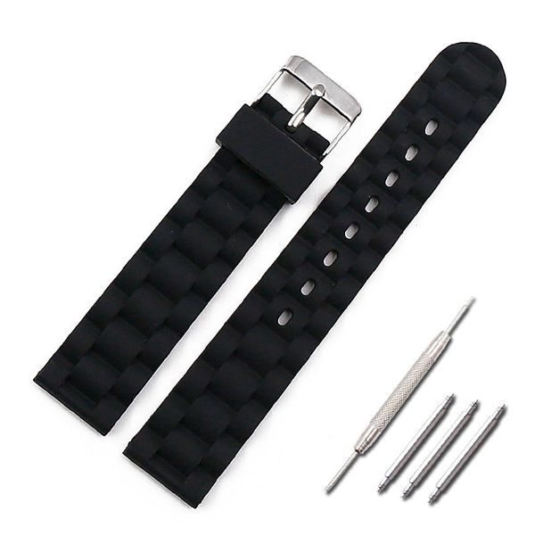 silicone strap men 16mm20mm24mm pin buckle watch accessories outdoor sports waterproof rubber strap women watch men band, Black;brown
silicone strap men 16mm20mm24mm pin buckle watch accessories outdoor sports waterproof rubber strap women watch men band, Black;brown