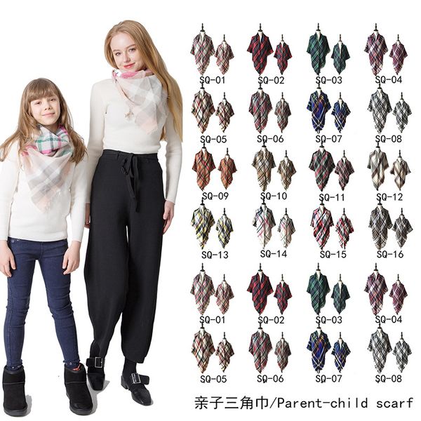 new winter scarf women parent child triangle plaid scarf ladies wraps shawls and children scarves warm pashmina foulard jle138, Red;brown
new winter scarf women parent child triangle plaid scarf ladies wraps shawls and children scarves warm pashmina foulard jle138, Red;brown