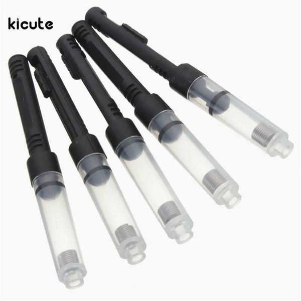 5pcs plastic transparent tube body fountain pen converter taking ink cartridges refills push pull style 65mm wholesale price, Black;red
5pcs plastic transparent tube body fountain pen converter taking ink cartridges refills push pull style 65mm wholesale price, Black;red