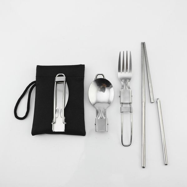 3 in 1/set foldable outdoor camping picnic tableware tainless steel portable spoon fork knife chopsticks suit dhl
3 in 1/set foldable outdoor camping picnic tableware tainless steel portable spoon fork knife chopsticks suit dhl